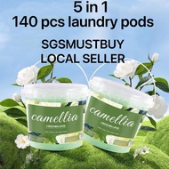 SG SELLER 900G 5-in-1 Laundry Beads Detergent Liquid Capsules Long Fragrance/Softener Terbaru/99% Co