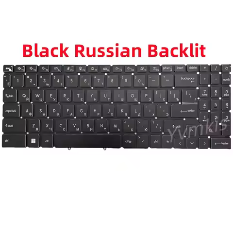 US/Russian Backlit Keyboard for MSI Modern 15 B12M B5M B7M , B11M B13M B12HW / Summit E16 Flip Evo A