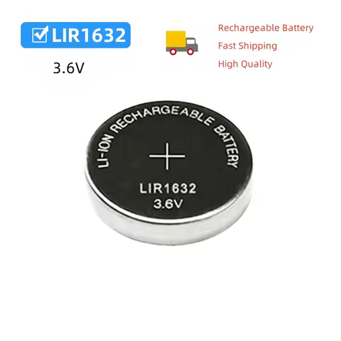 1-5pcs LIR1632 LIR 1632 3.6V Lithium Rechargeable Batteries for Watch Car Remote Control Replace CR1