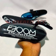 Zoom engineering car center mirror jdm zoom rearview mirror/ - carbon