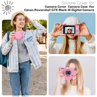 Camera Silicone Case Accessories for  Canon G7X Mark III