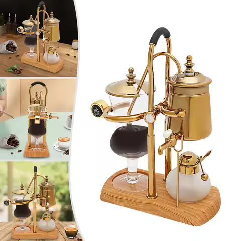 Royal Balancing Siphon Coffee Maker Belgian-Style Syphon Coffee Pot Vintage Coffee Maker for Coffee 