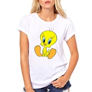 store 2019 T shirt women Looney Tunes Tweety Bird cartoon print summer fashion cute tshirt female o-