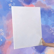 🇲🇾 Square Canvas Rectangle Canvas Painting Canvas 11 Sizes Board Cotton Stretched 15x15cm 20x20cm 30
