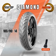 MAXXIS DIAMOND 100/80 Automatic Motorcycle Tire Ring 14 Tubeless tayar maxxis diamond