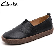 Clarks_Womens Casual Step AllenaAir รองเท้าผ้าใบแบบสวมสีดำ