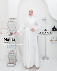 Malika dress brukat ld 110 pb 140 ori Annur