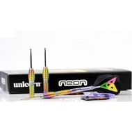 UNICORN STEEL TIP DARTS - NEON 3 DNA  90 TITANIUM TUNGSTEN [25G]