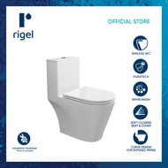 [Pre-Order] RIGEL Gallant One-piece Toilet Bowl with optional upgrade to manual/electronic bidet sea