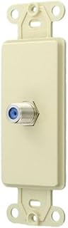 Leviton 40681-I F Connector Decora Insert, Ivory