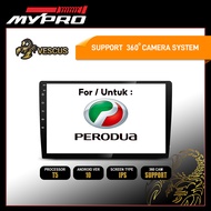 Vescus Processor T5 Android Player IPS Screen Support 360 Camera [8+128] Perodua Myvi Alza Viva Axia Bezza Aruz Kelisa