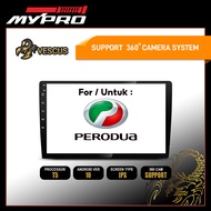 Vescus Processor T5 Android Player IPS Screen Support 360 Camera [8+128] Perodua Myvi Alza Viva Axia