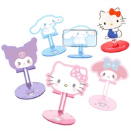 Sanrio Mobile Phone Stand Tablet Stand Kuromi Big-Eared Dog Kitty Chasing Drama Live Folding Lazy Ta