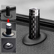 MC[Free Ship] 4Pcs Car Door Lock Pin Cover Door Bolt Decorative Cap Carbon Fiber for BMW E46 E90 E60