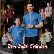 NEW BAJU KOKO COUPLE AYAH DAN ANAK LAKI LAKI LENGAN PENDEK MOTIF ADNAN SERIES BY AL-ZAHRA