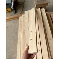 (80cm x 6cm x 2cm ) , (80cm x 15cm x 2cm) Pine wood bar with smooth surface