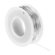 QWORK 22 Gauge Aluminum Craft Wire 49 Yards, Bendable Sculpting Wire Beading Wire fo Jewelry Making