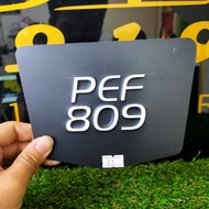 PLATE BESI MOTOR CODE F1 DESIGN