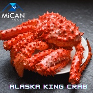 MiCAN FOODS Alaska King Crab (1 pc, Frozen Seafood) Alaskan Red Imported Premium Quality