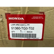 ORIGINAL HONDA CITY TMO / JAZZ GE TFO (2009-2013) HONDA INSIGHT HYBRID FRONT LOWER ARM 51350-TGO-T02