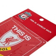 Liverpool This Is Anfield, Metal Sign, Wall, Official merchandise Gift