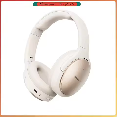 New FiiO JN3 Headphones Bluetooth 6.0 ANC Noise Cancelling 40mm Dynamic Over-Ear LDAC Wired Gaming E