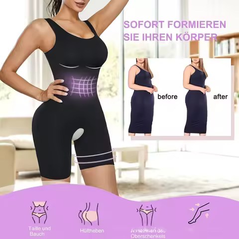Women's Shapewear Tights Belly Shapewear Open Shape Waist Tights Bodysuit Women