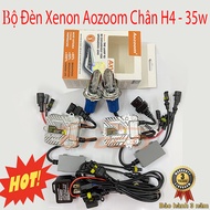 Bộ Đèn XENON AOZOOM Chính Hãng Chân H4 - 35W Siêu Sáng Bảo Hành 3 Năm