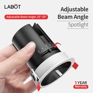 Embedded Spotlight Anti-glare Eye Protection Spotlight Adjustable Beam Angle 15 Degree-55 Degree