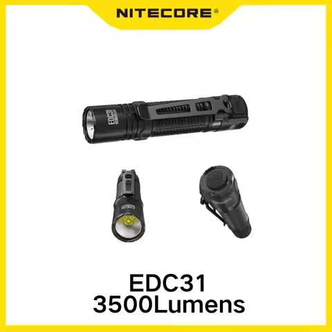 NITECORE EDC31 USB-C Rechargeable EDC Flashlight 3500Lumens Buliy-in 3800mAH Battery