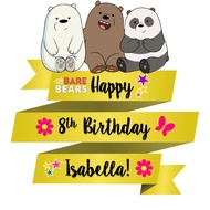 Custom Cake Topper - We Bare Bears