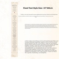 XIHUDIE | Custom Handwritten Wedding Vows Card