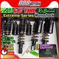 AJI NVX155 V1 V2 AEROX 155 NMAX V2 275MM 290MM 305MM Extreme Monoshock Absorber With Gas Tank Adjust