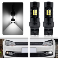 2PCS W21W T20 7440 LED HeadLight Bulb For 2014 2015-2023 VW Polo Mk5 Gti TSI Hatch 6C DRL Daytime Ru