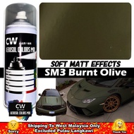 Matte Burnt Olive SM3 Camo Green Brown  CW Aerosol Cat Spray Bottle Aikka Matt Effect Paint  Kaler M