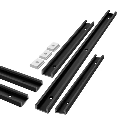 2pc T30 T-track Slot Miter Track Jig Aluminium Woodworking DIY Tool Fixture for Router Table Bandsaw
