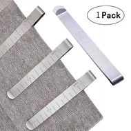 1Pc Sewing Clip Stainless Steel Hemming Clips Metal Crimping Fabric Measuring Ruler Quilting DIY Sewing Tools And Accessoires