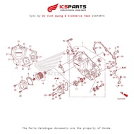 Right Engine Cover (E-6-D) HONDA Cb300R (2018+) Odd Code