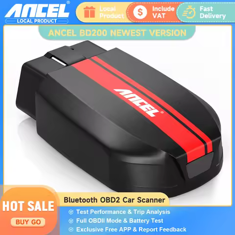 ANCEL BD200 OBD2 Automotive Scanner Bluetooth Code Reader Engine Check Battery Test OBD2 Diagnostic 
