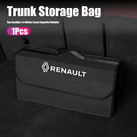 Car Boot Storage Box Storage Organizer Tool For Renault Clio Sandero Captur Megane R5 4 E-tech Sceni