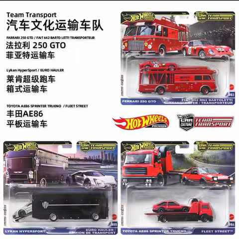 [Hotwheels] Genuine In Stock Transport Fleet Plymouth Toyota Alloy Car Model Flf56 Gjt68 Boulevard 1