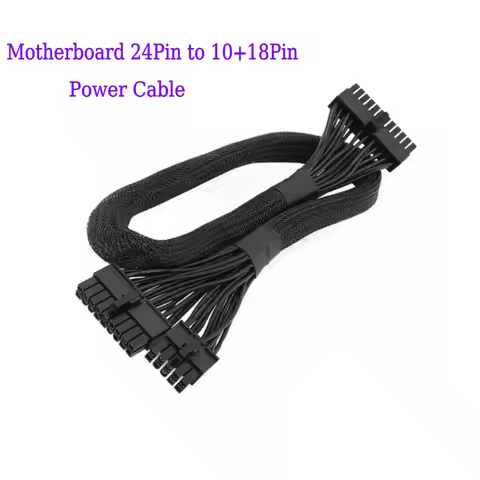 GPU CPU 8Pin Motherboard 24Pin to 10+18Pin Modular Power Supply Cable for GIGABYTE UD750GM UD850GM U