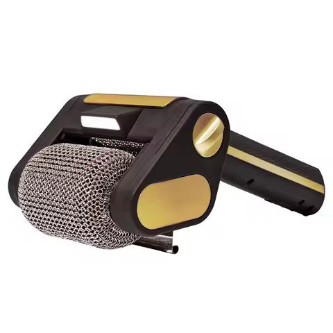 B89B-Rechargeable Cordless Electric Grill Cleaner- BBQ Tool Featuring 350 RPM Stainless Steel Roller