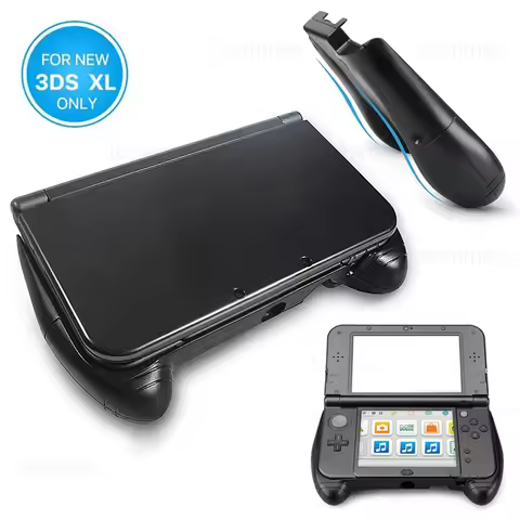Protective Hand Grip Case for Nintendo New 3DS XL LL Console Plastic Handle Stand Holder for Nintend