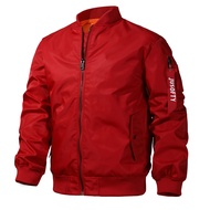 Bomber Jacket Men Casual Lightweight Jacket Fashion Zip Up Windbreaker Techwear Streetwear Multi-Poc