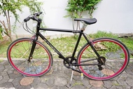 จักรยานไฮบริดญี่ปุ่น - ล้อ 700x25C - เกียร์ 7 สปีด - A.N. Design Works a-lee 537 - Size 53 - สีดำ [จ