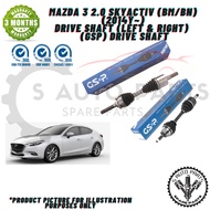 MAZDA 3 BM 2.0 SKYACTIVE (2014Y~) DRIVE SHAFT (LEFT & RIGHT) DRIVE SHAFT -BRAND 100% ORIGINAL GSP