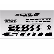 Scott Scale Bicycle Cutting Sticker