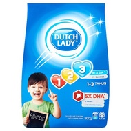 Dutch Lady 123 Formulated Milk Powder 900g Madu Honey Coklat Chocolate