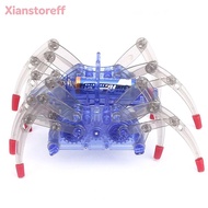 XIANSMY Robotic Spider Toy, Battery Operated Educational Electric Robot Spider, DIY No Soldering Req